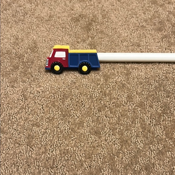 Toy Truck Themed Curtain Rod - Picture 1 of 3